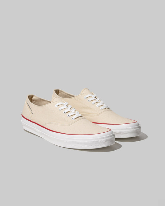 REDONDO CANVAS WHITE RED LINE
