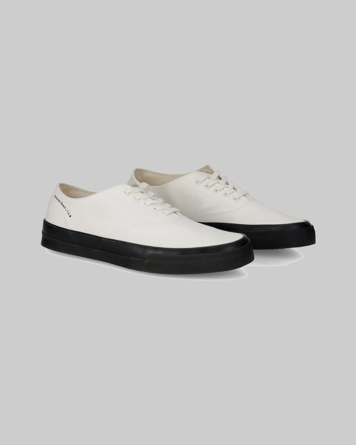 REDONDO CANVAS OFF WHITE BLACK SOLE