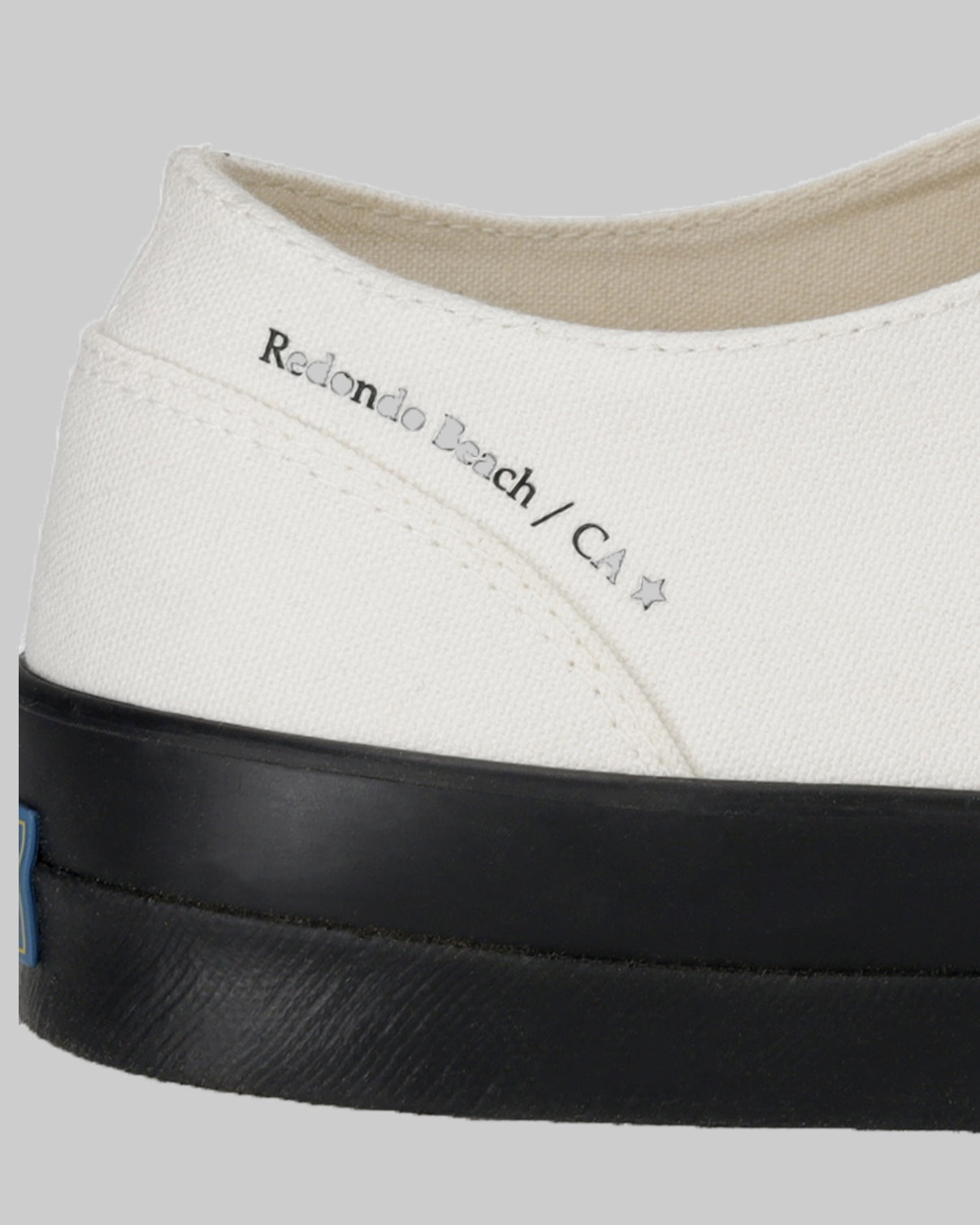 REDONDO CANVAS OFF WHITE BLACK SOLE