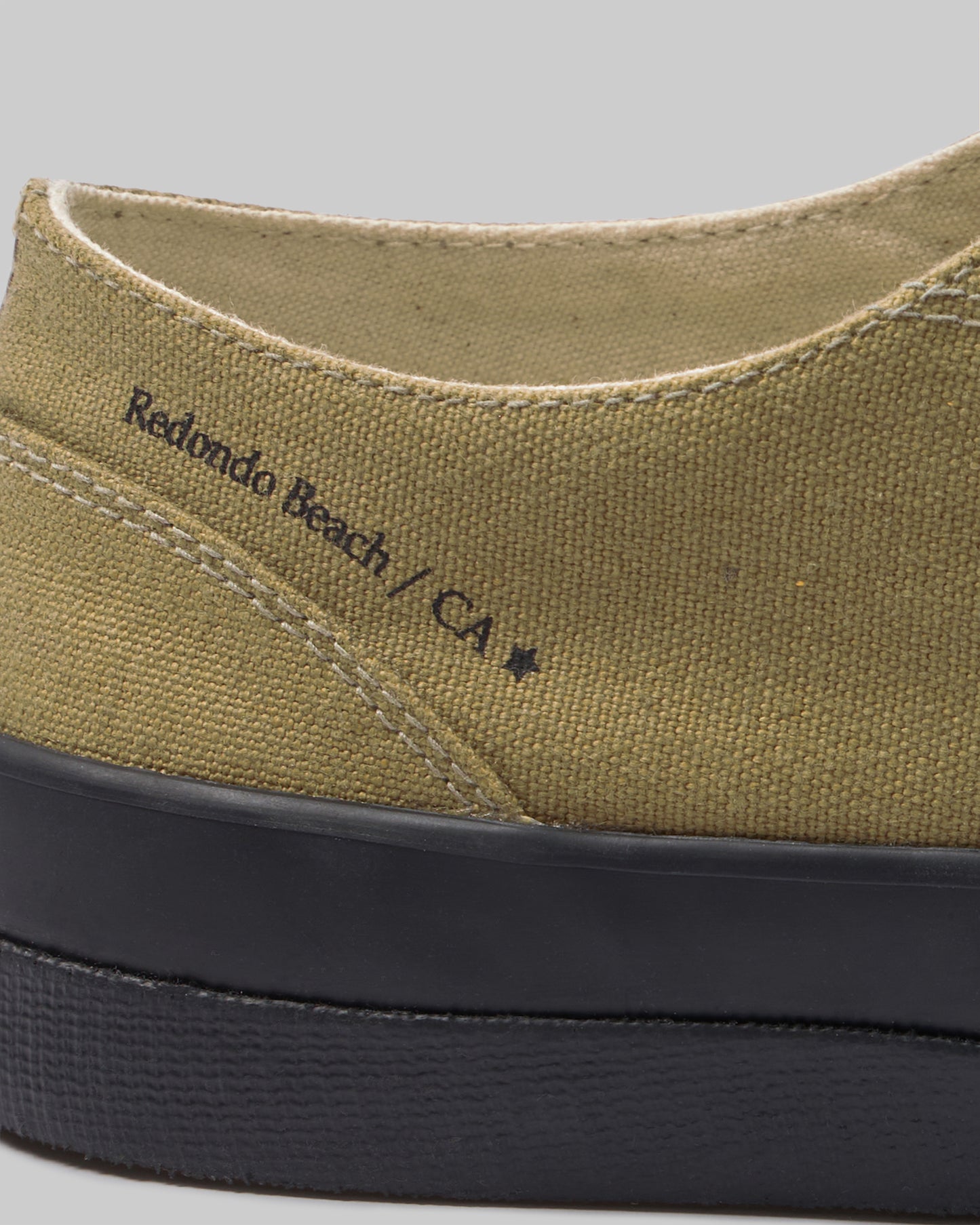 RDONDO CANVAS  MILITARY BLACK SOLE