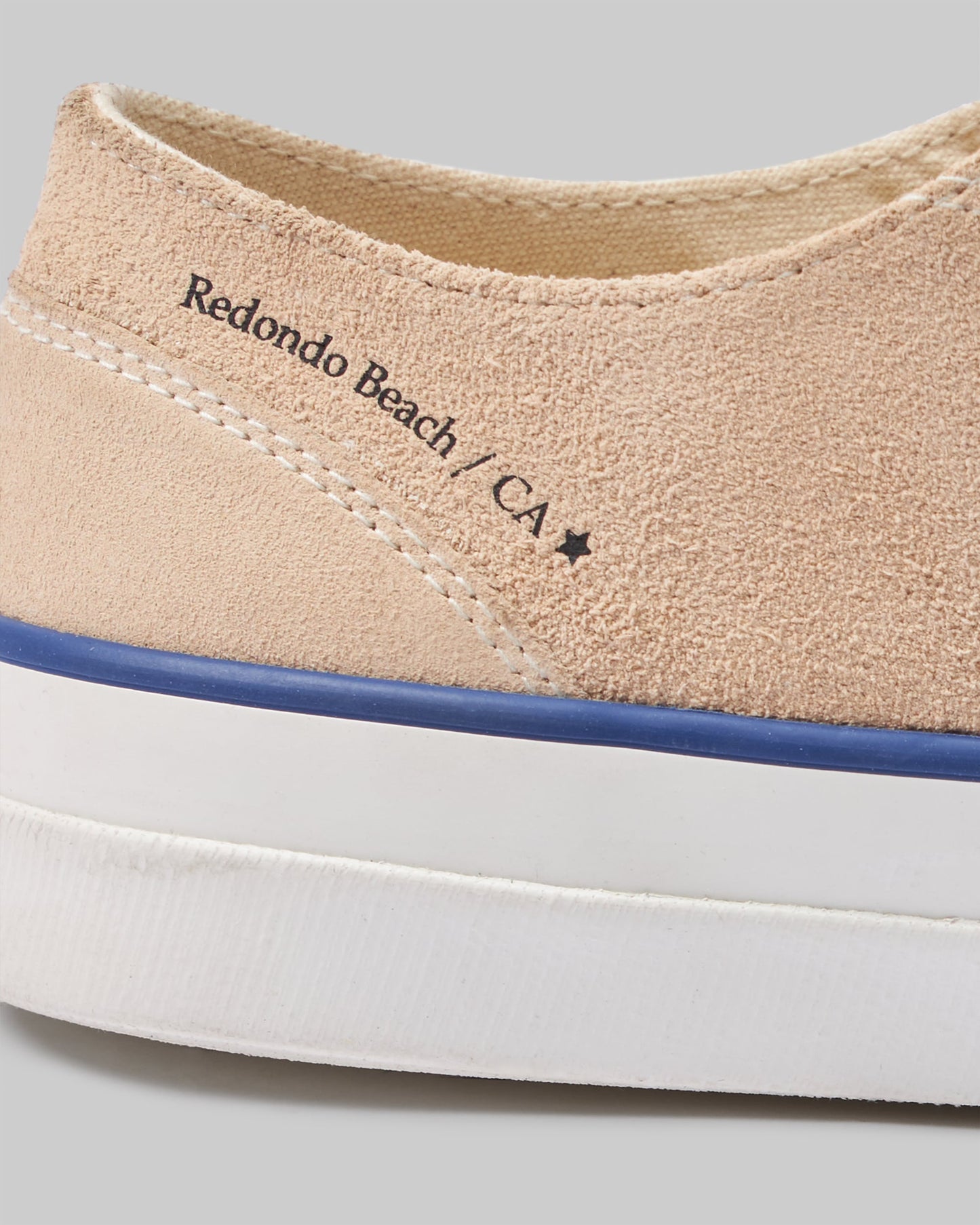 REDONDO SUEDE OFF WHITE LINE BLU