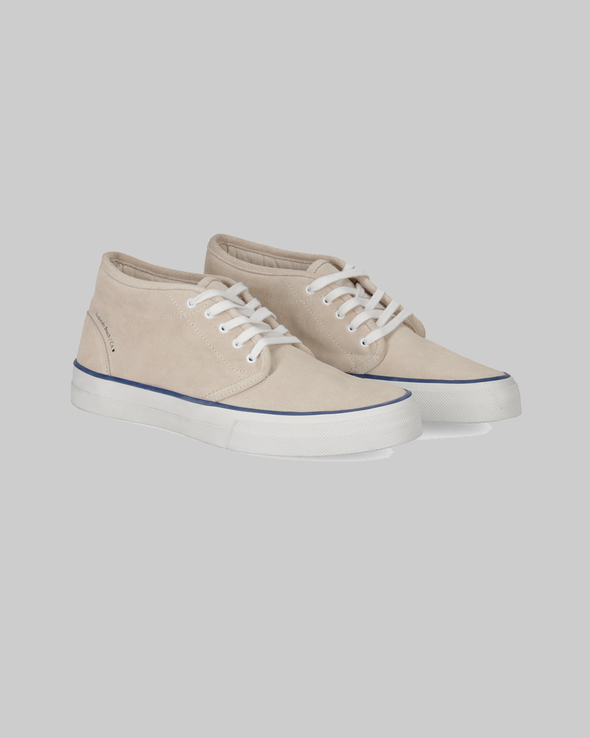 REDONDO MID SUEDE OFF WHITE LINE BLU