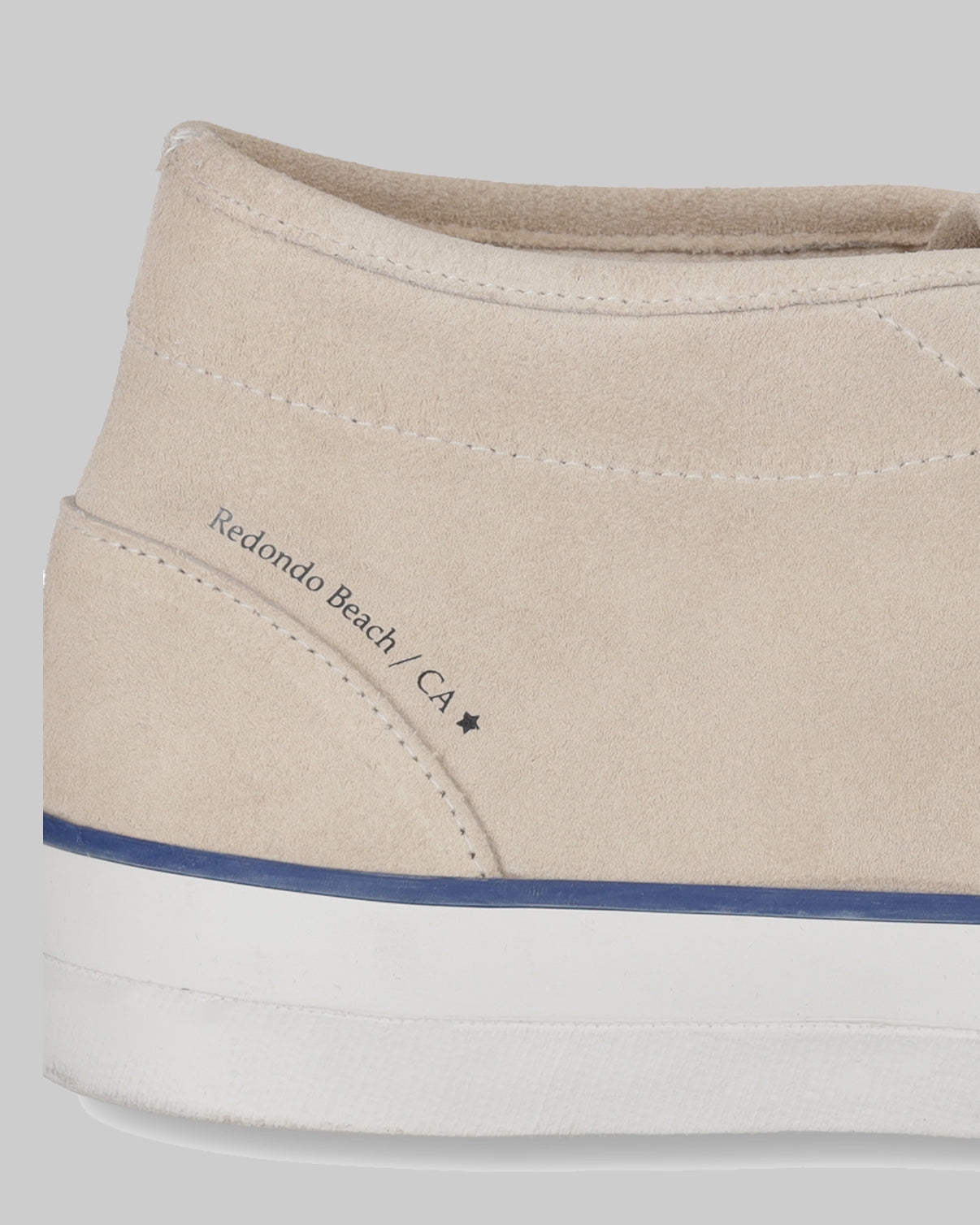 REDONDO MID SUEDE OFF WHITE LINE BLU